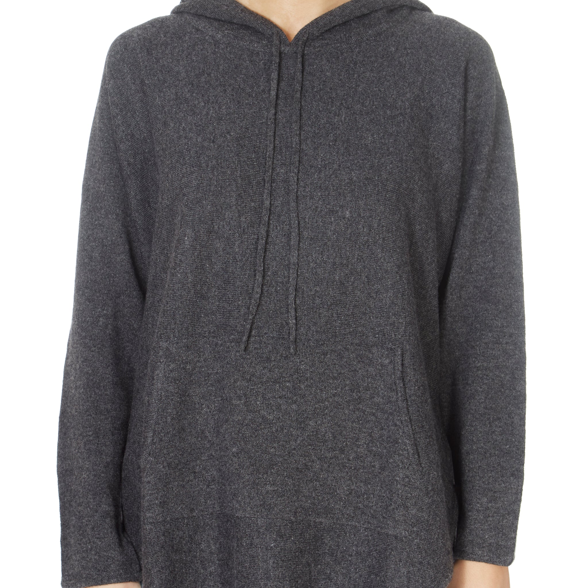 'Harper' Graphite Marl Grey Pullover Hoodie - Jessimara