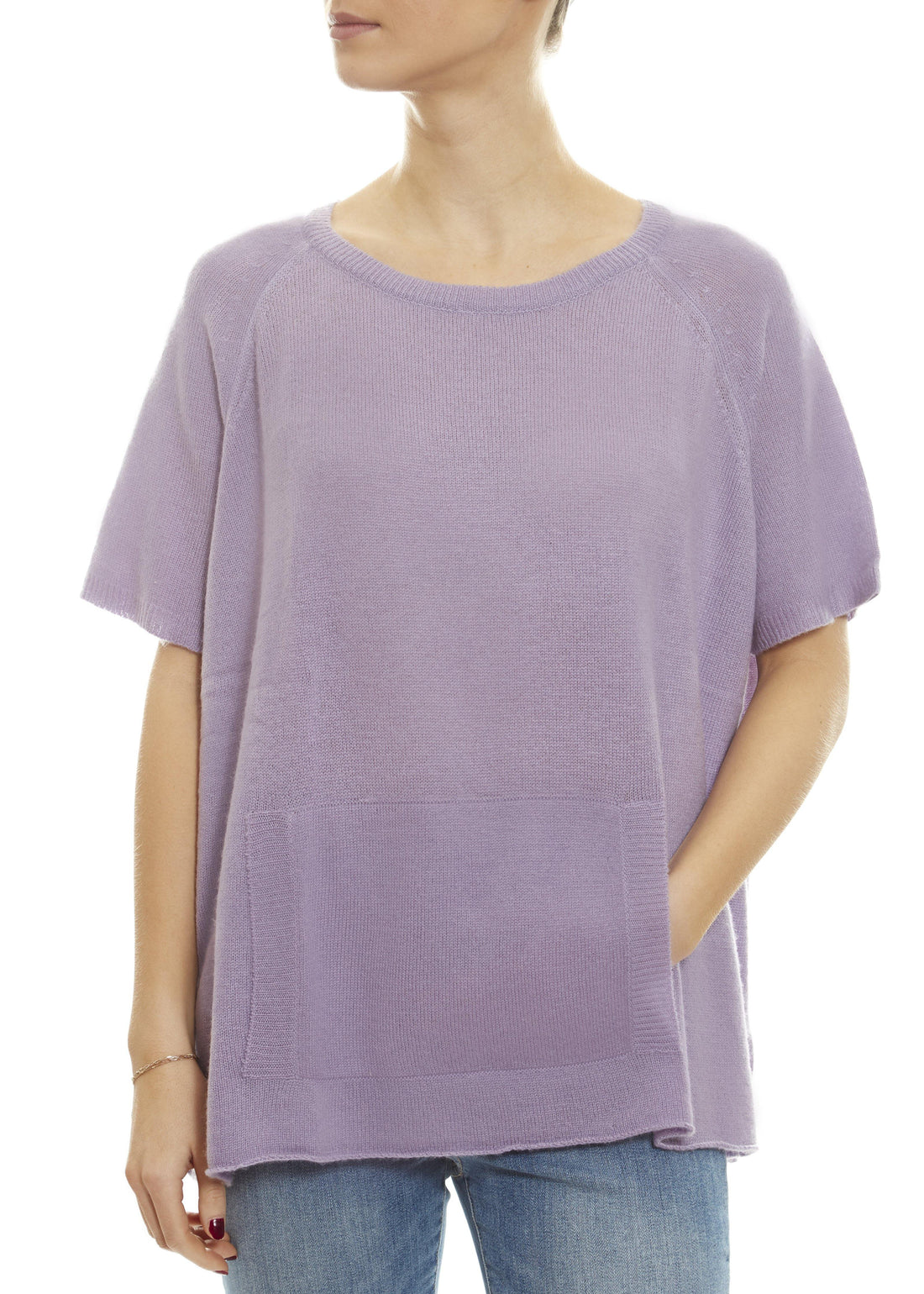 Lavender Ice 'Alyn' Short Sleeve Jumper - Jessimara