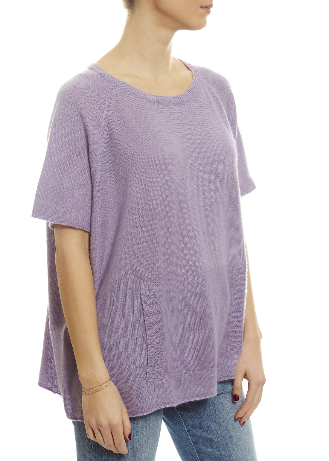 Lavender Ice 'Alyn' Short Sleeve Jumper - Jessimara