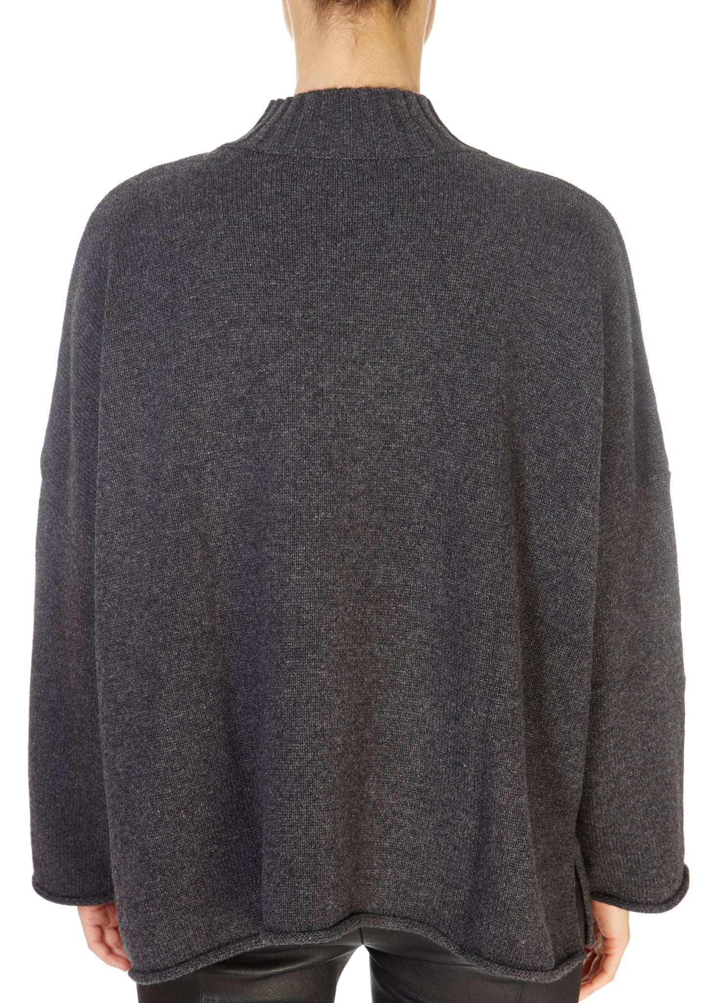 'Stella' Graphite Grey Cashmere Sweater | Jessimara