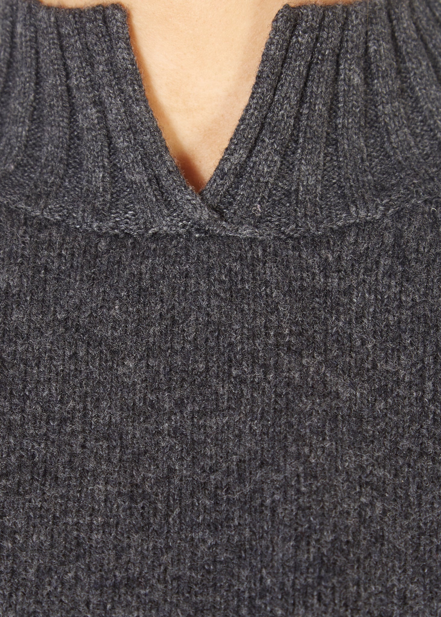 'Stella' Graphite Grey Cashmere Sweater - Jessimara