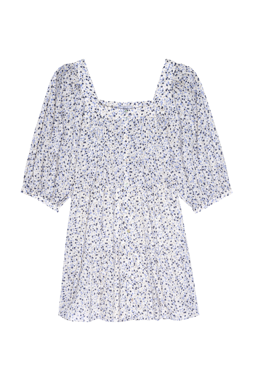 Rails Pippa Watercolour Buds Tiered Dress