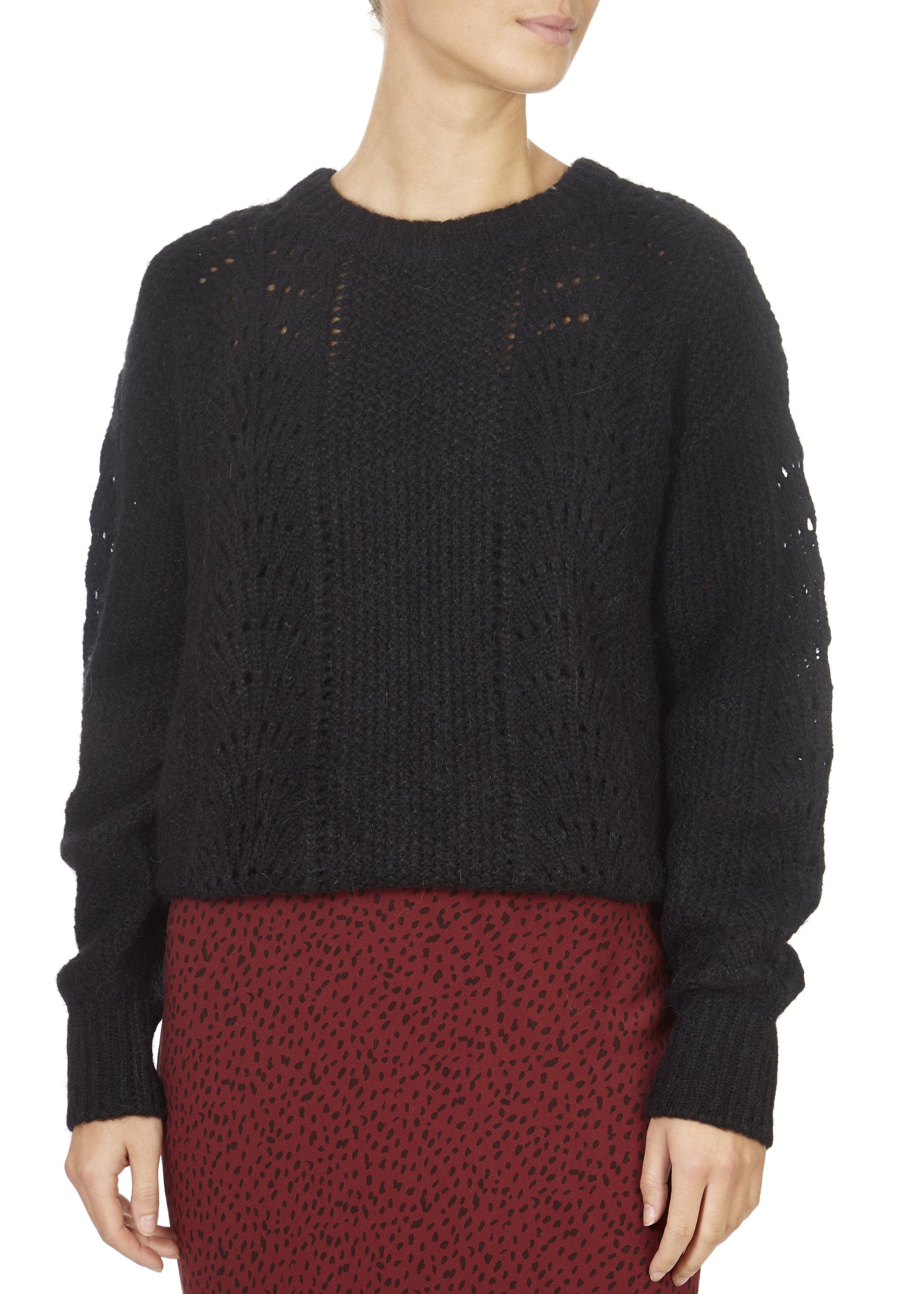 'Mara' Knitted Black Jumper - Jessimara