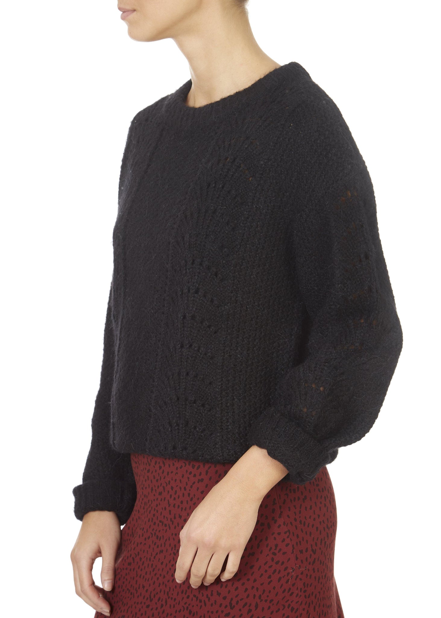 'Mara' Knitted Black Jumper - Jessimara