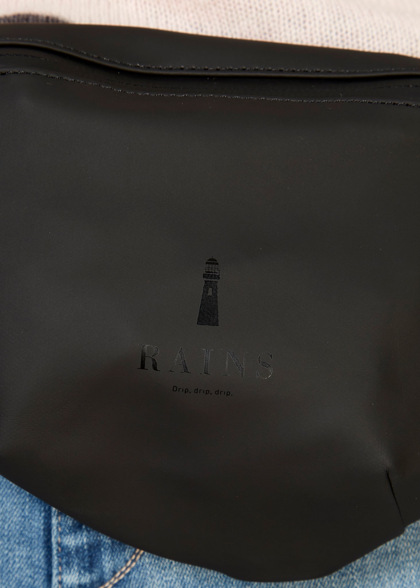 Rains Black 'Bum Bag' - Jessimara