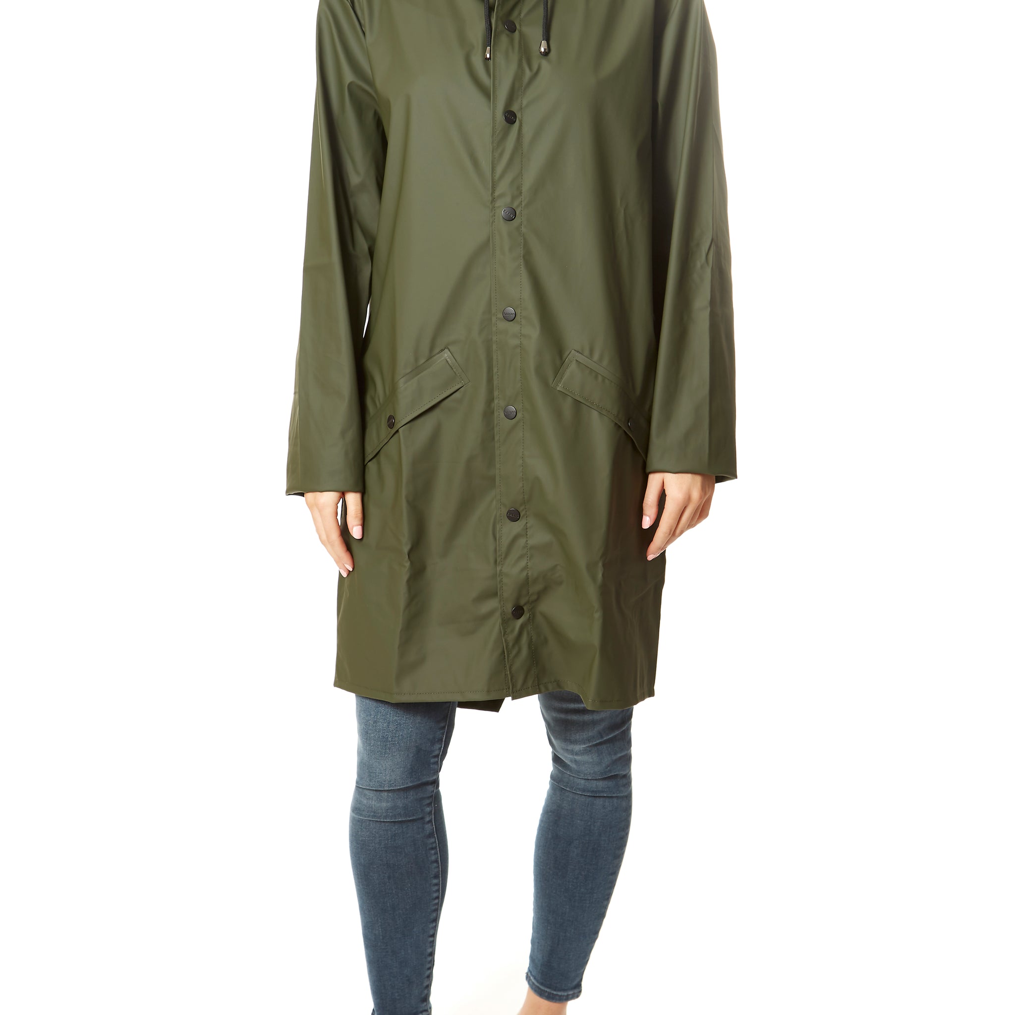 Rains Green 'Long Jacket' - Jessimara