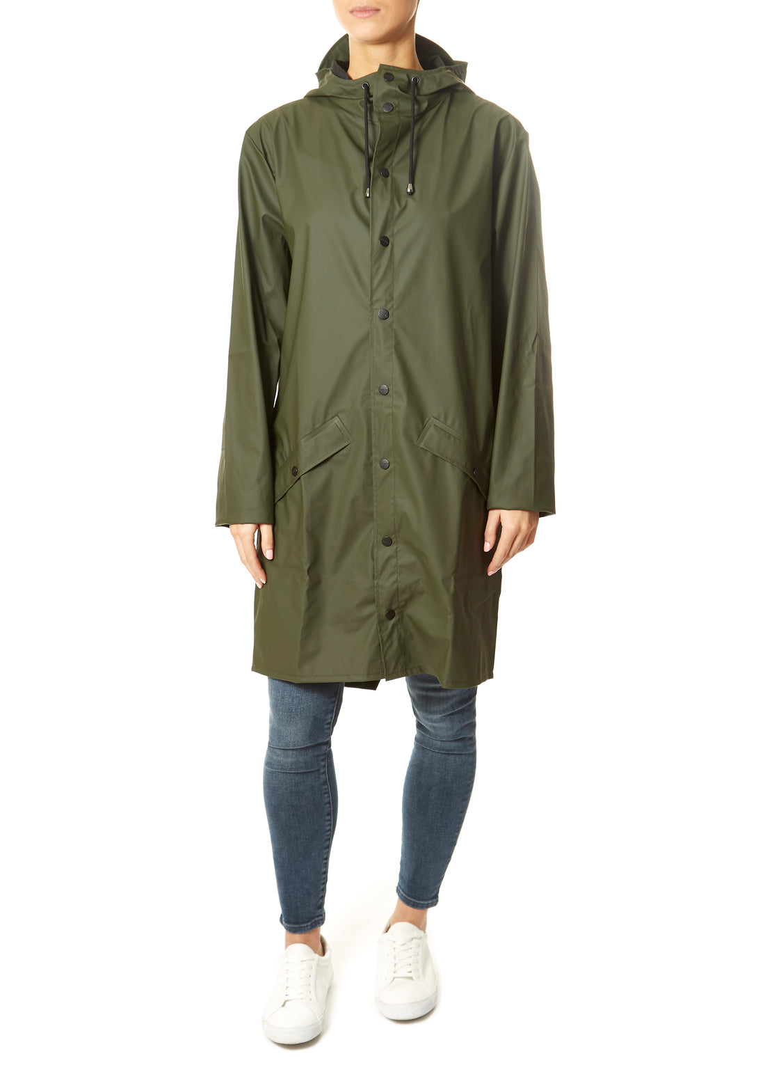 Rains Green 'Long Jacket' - Jessimara