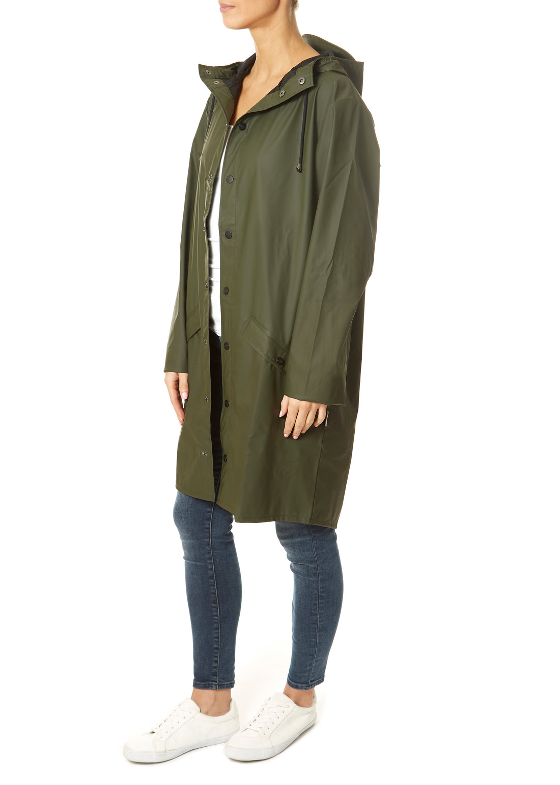 Rains Green 'Long Jacket' - Jessimara