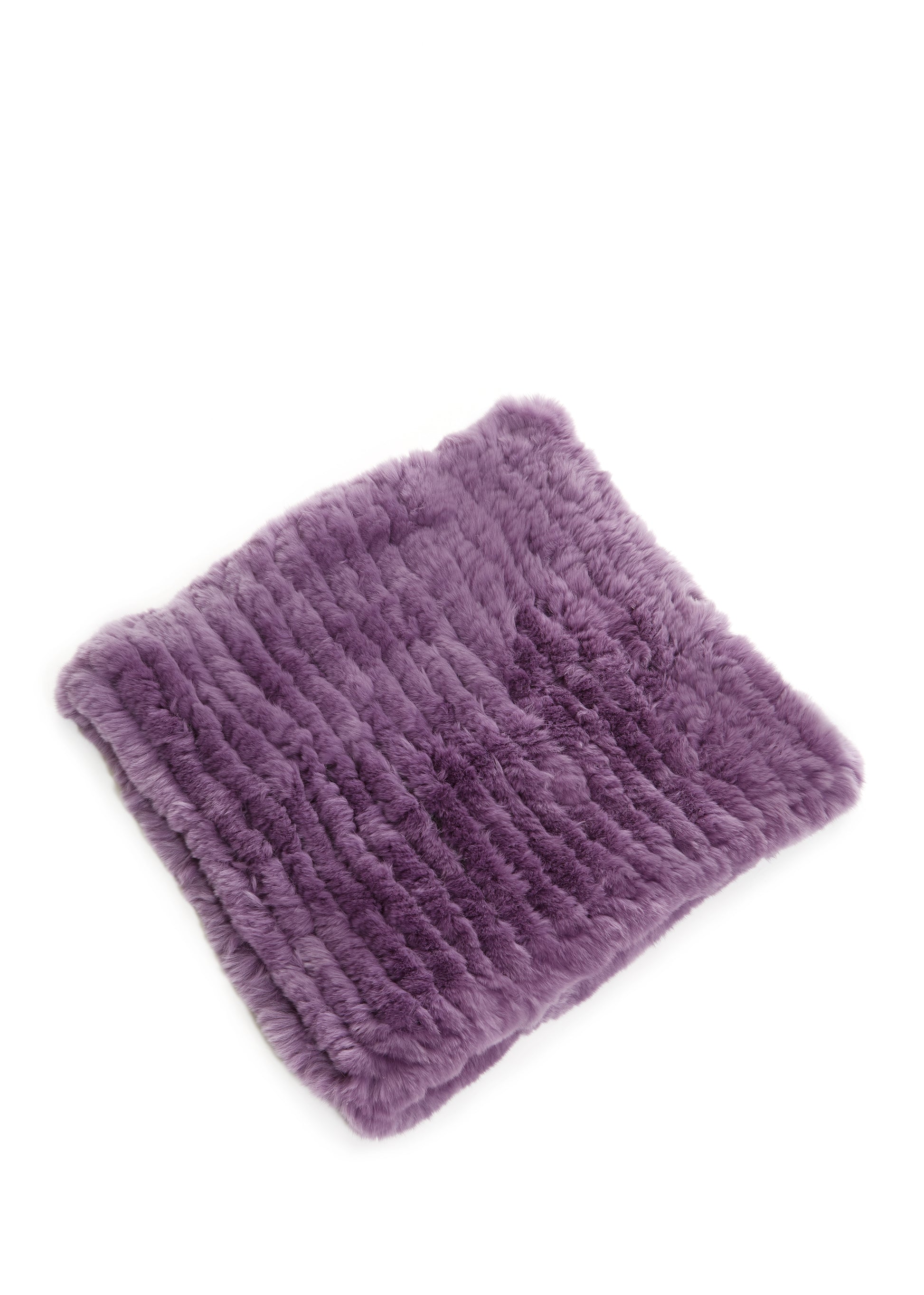 Lilac Real Rex Rabbit Fur Single Snood - Jessimara