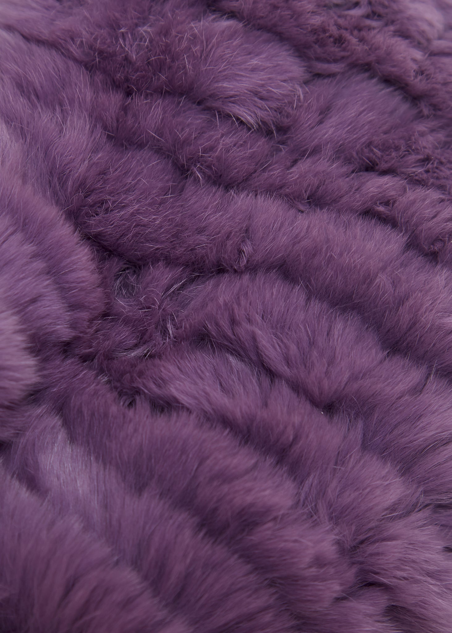 Lilac Real Rex Rabbit Fur Single Snood - Jessimara