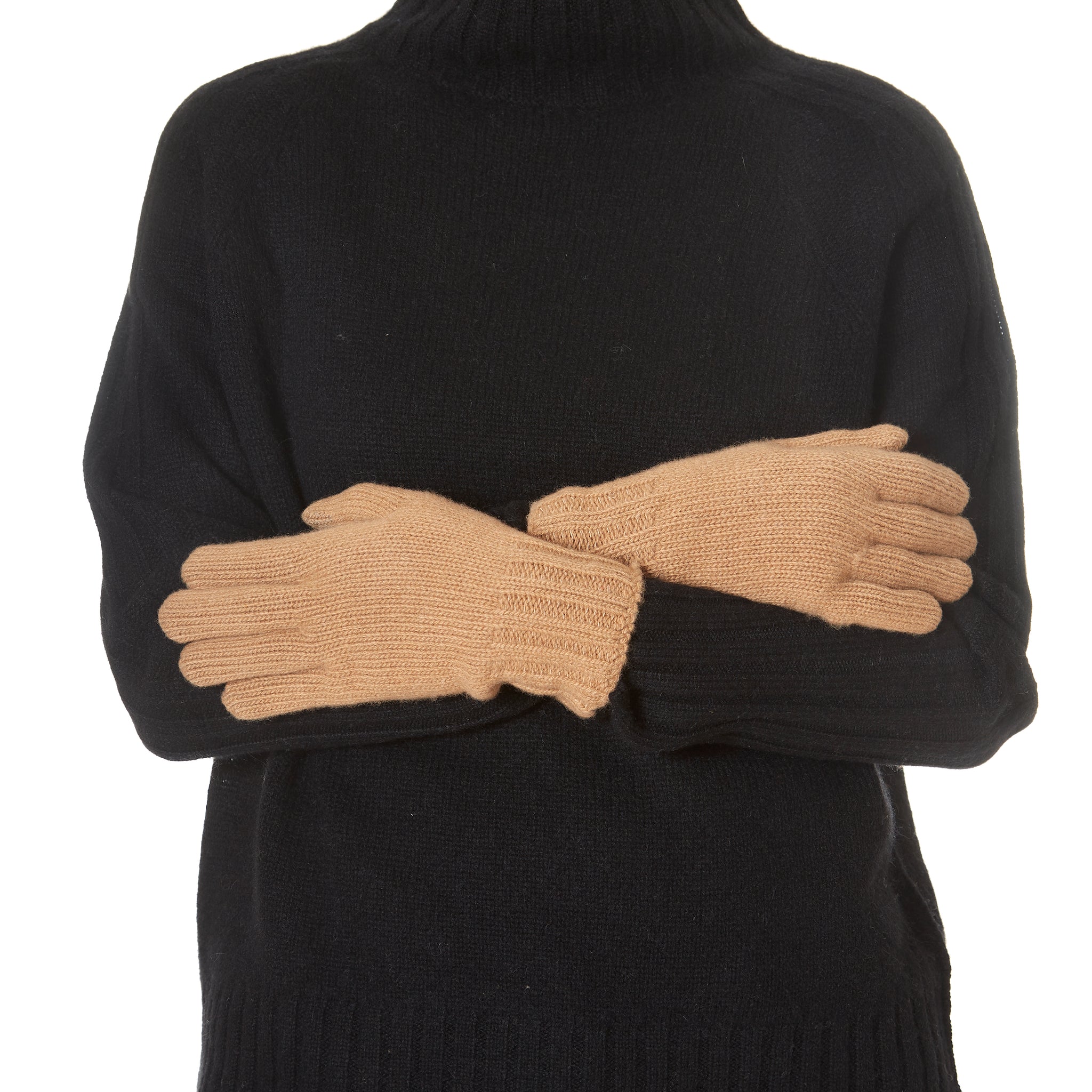 Santacana Camel Gloves 'Cashmere Blend' - Jessimara