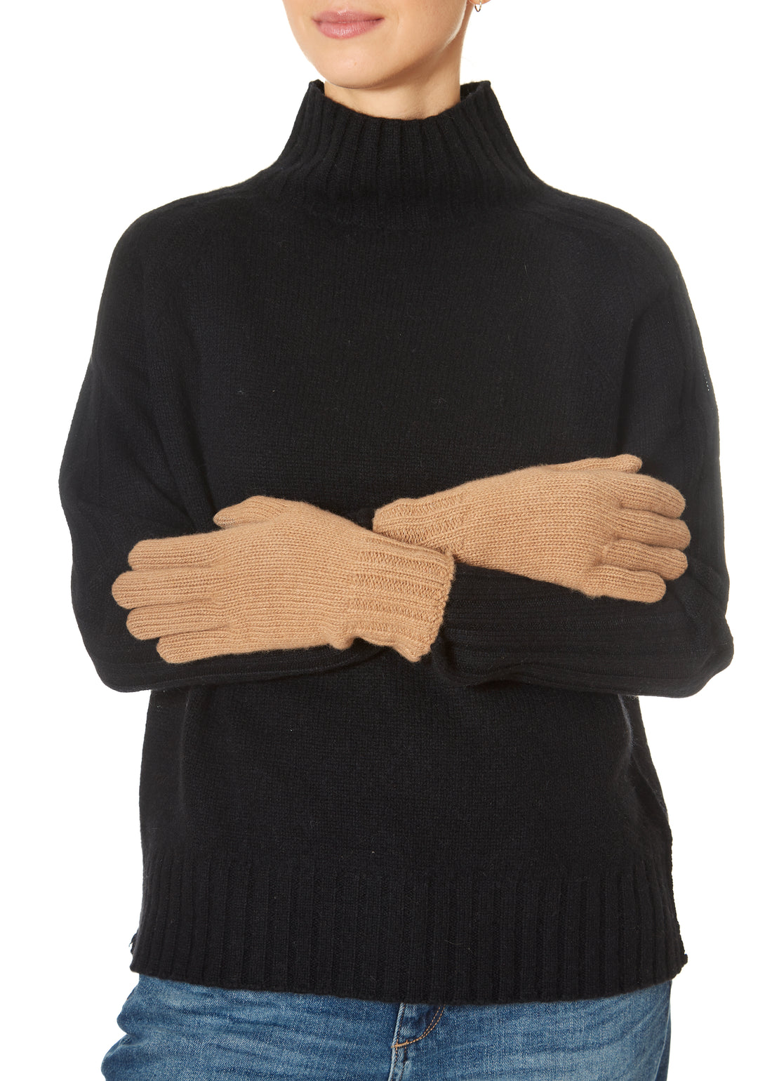 Santacana Camel Gloves 'Cashmere Blend' - Jessimara