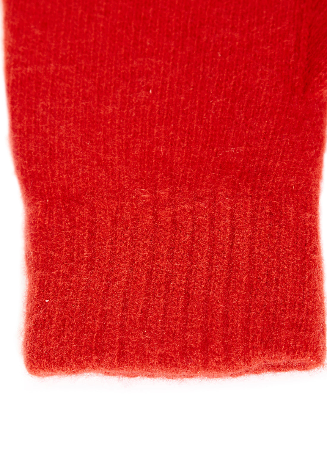Red Mens Wool and Cashmere Mix Gloves - Jessimara
