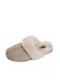 'Classic' Beige Luxury Sheepskin Slipper - Jessimara