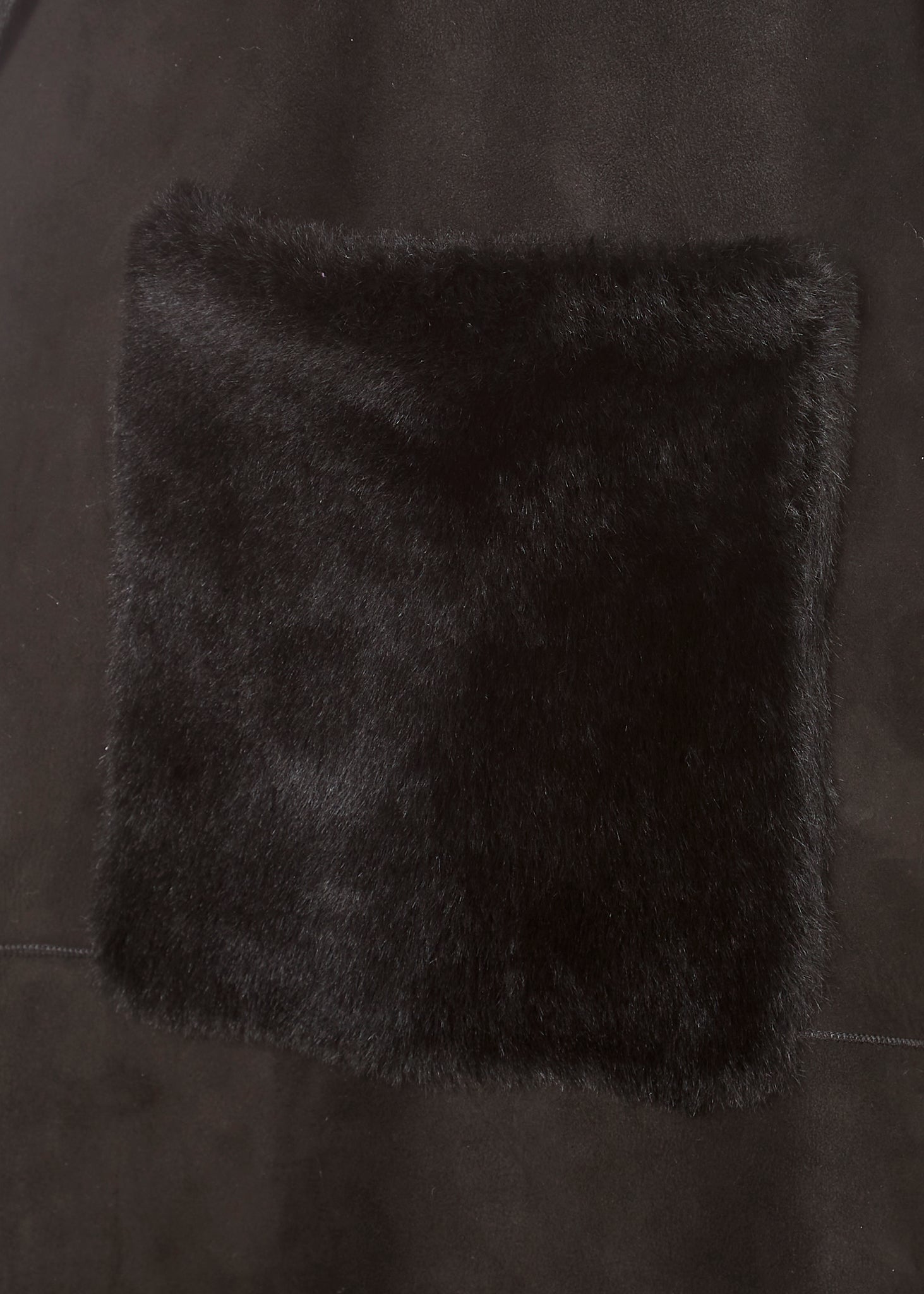 Suprema 'Black Reversible Sheepskin Gilet' - Jessimara
