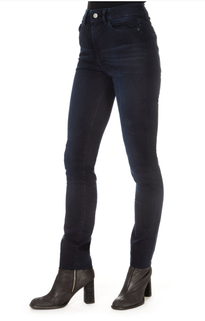 'Nina Pierre' Dark Blue High Waisted Jeans - Jessimara