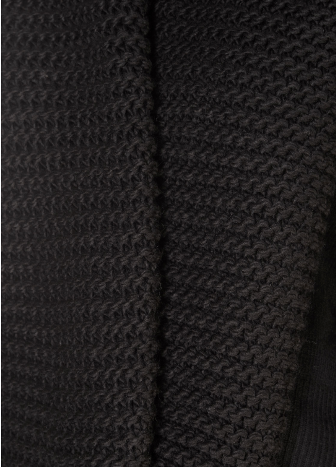 Black Knitted Scarf - Jessimara