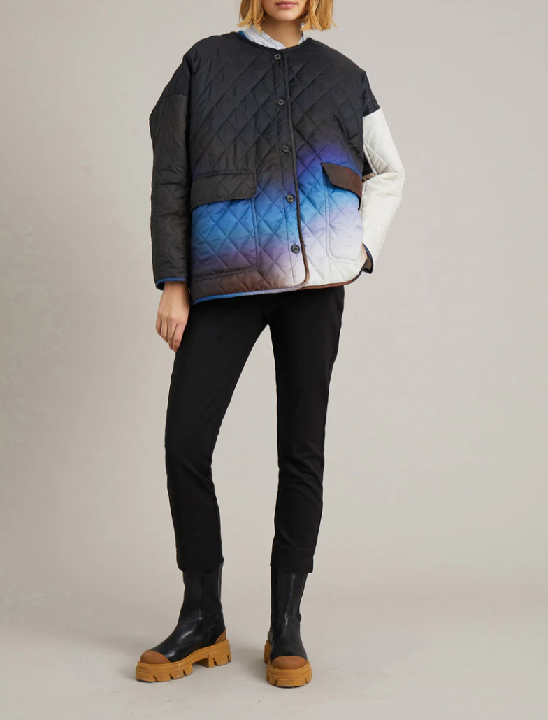 Munthe Akoko Printed Quilted Coat