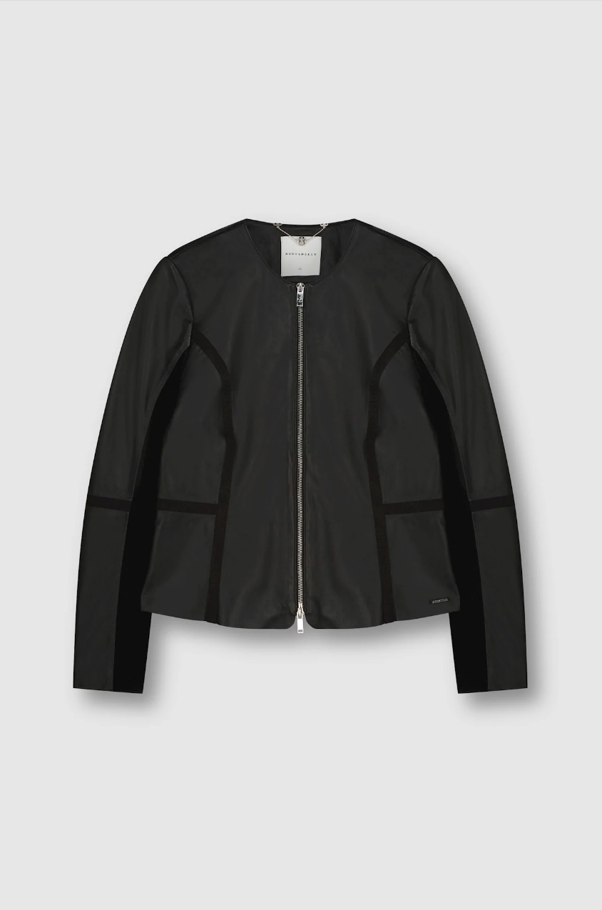 Rino & Pelle Torri Black Leather Jacket