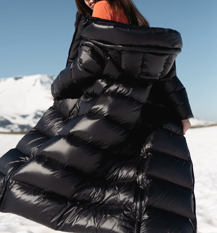 Cedrico Lacie Black Puffer Coat
