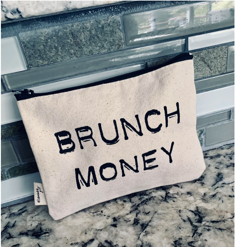 Ellembee Brunch Money Zipper Pouch