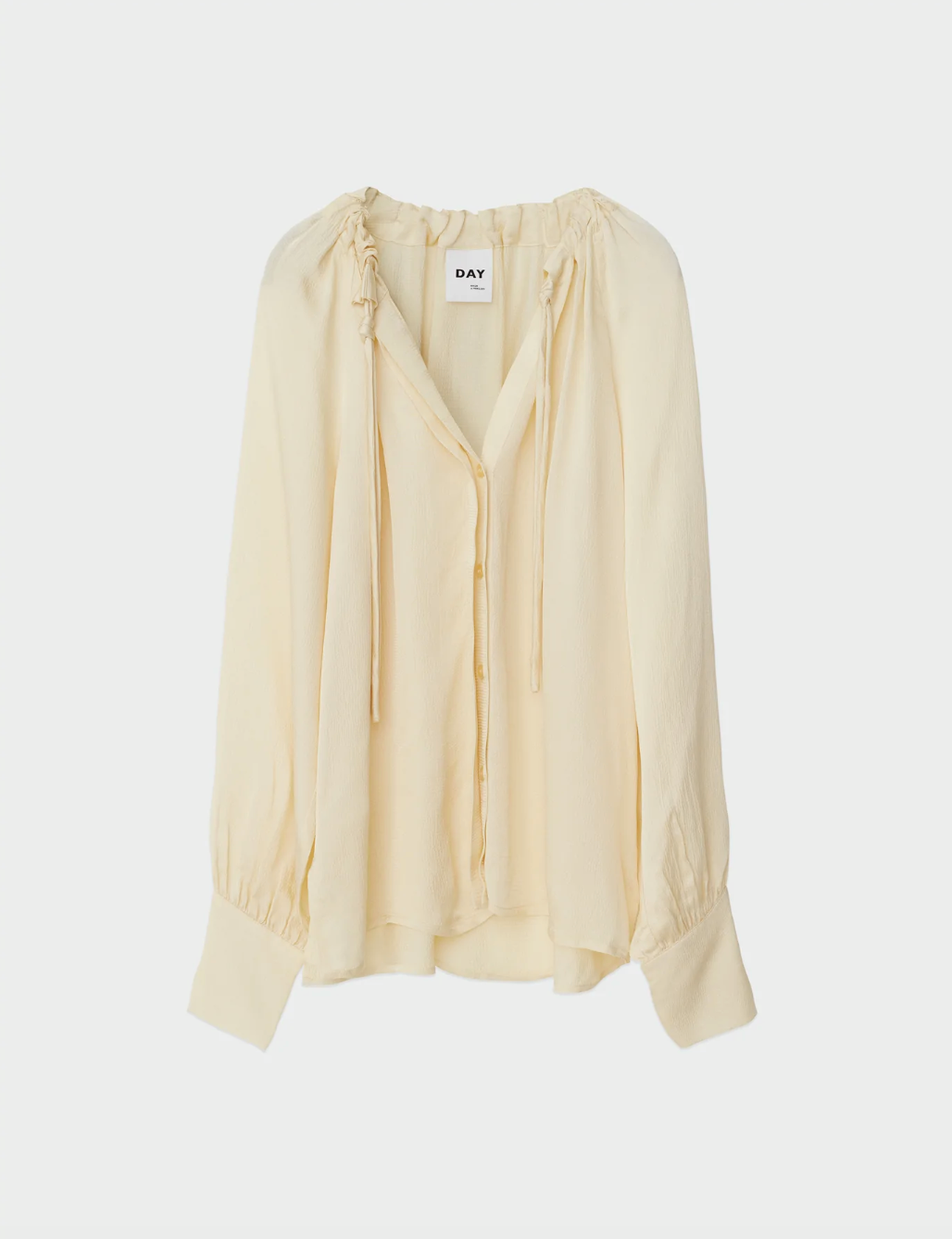 DAY Birger Et Mikkelson Grace Cream Fluid Texture Shirt