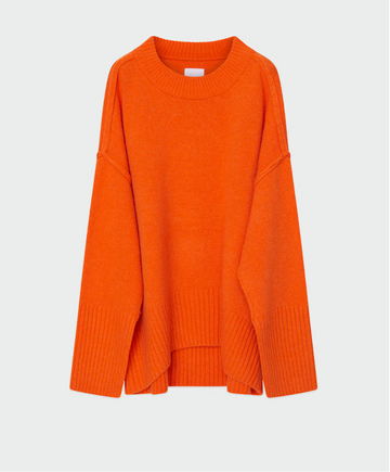Orange Theodora Sweater