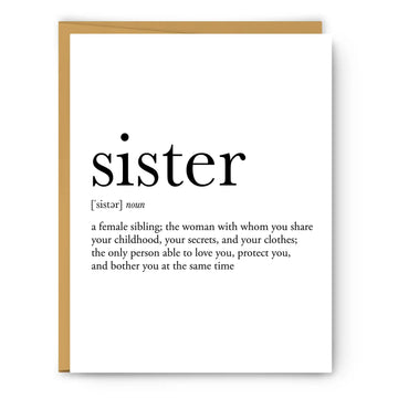 Sister Definition - Everyday