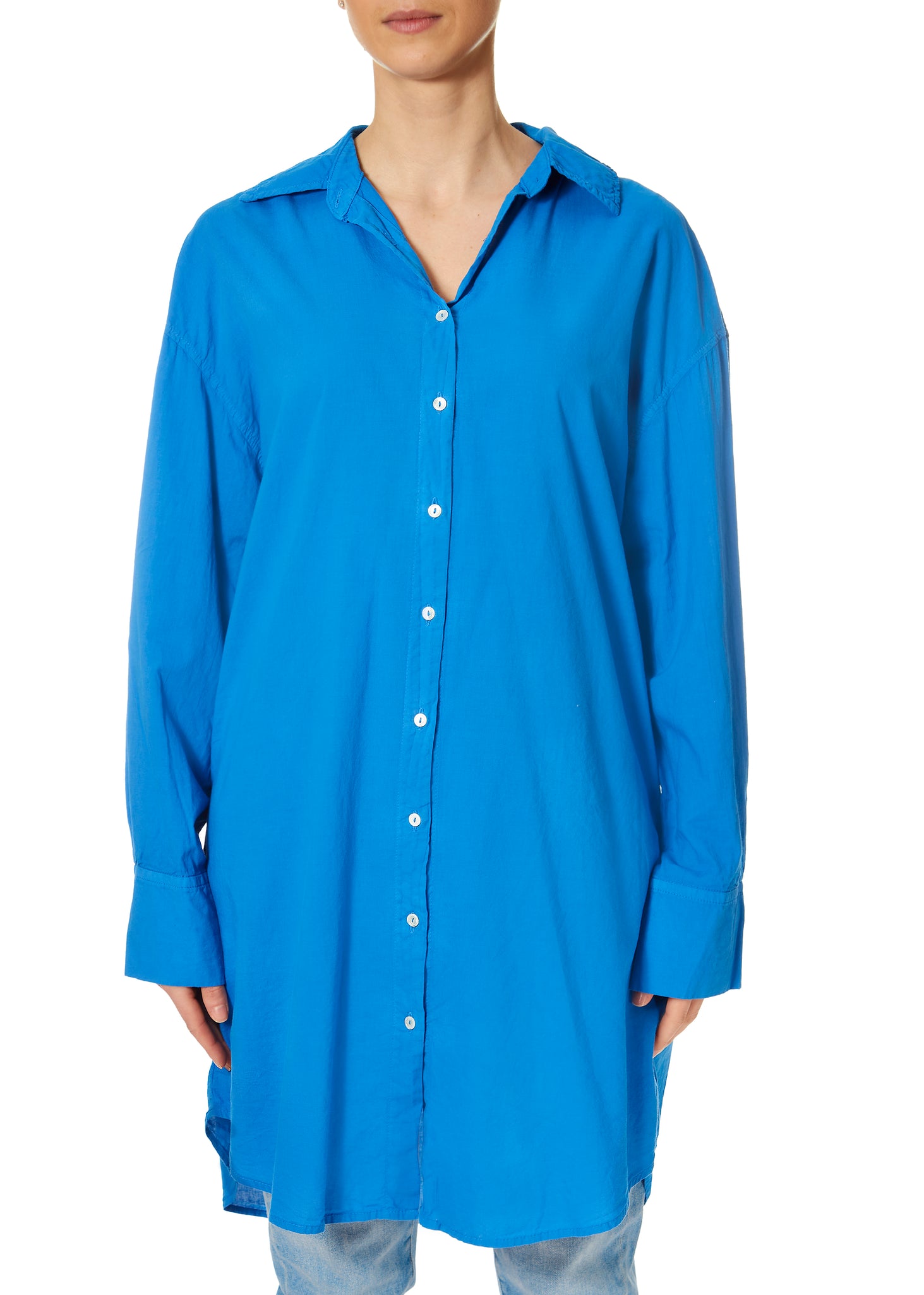 Addison Oversized Blue Shirt