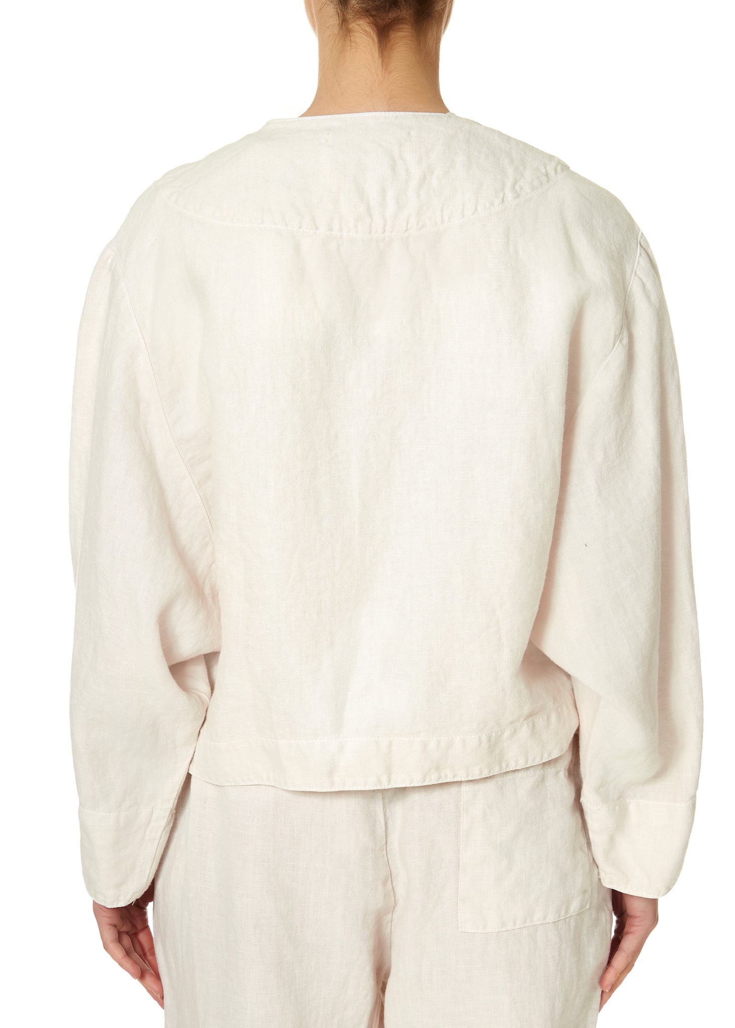 Brielle Bisque Linen Jacket