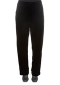 'Dennie' Black Silk Velvet Trousers - Jessimara