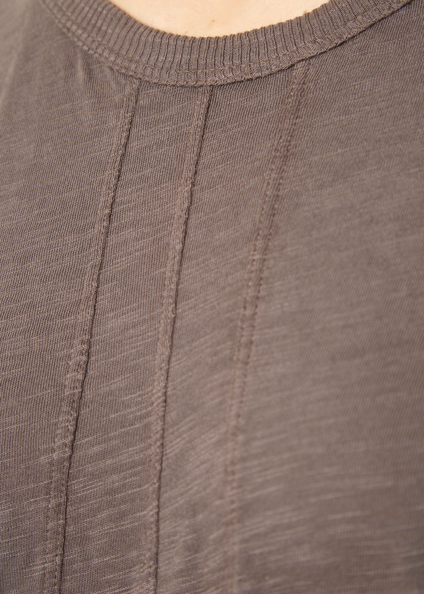 Petrol Grey Round Neck Top - Jessimara
