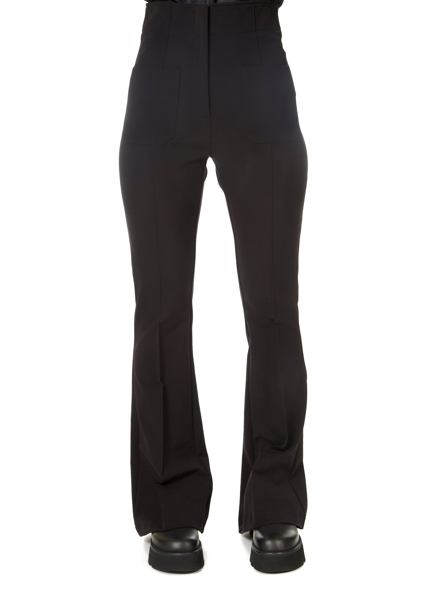 Buddah Flared Black Trousers