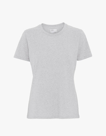 Light Organic Tee Snow Melange