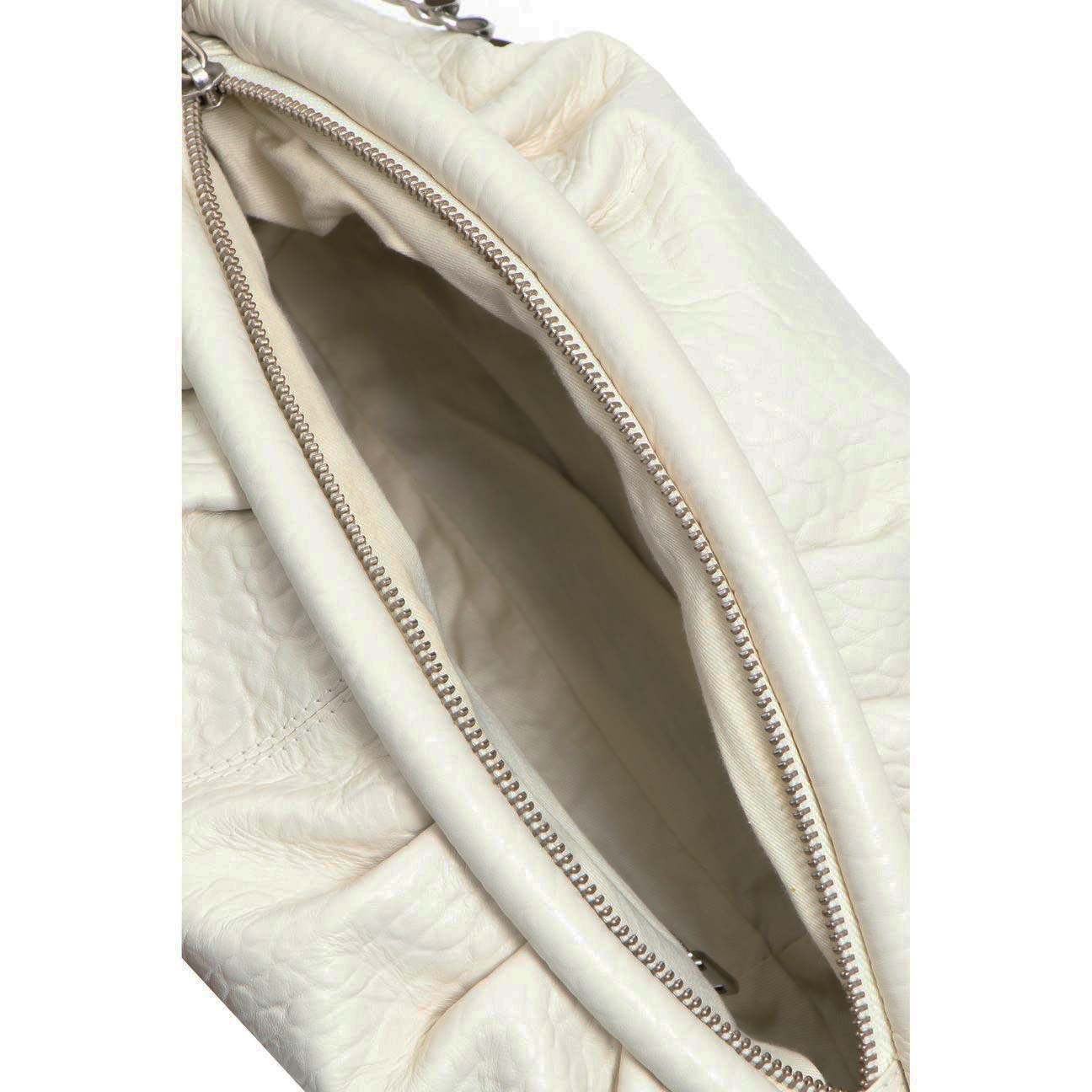 Núnoo Lin Beige Leather 'Shoulder Bag' - Jessimara