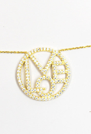 Jessimara Gold Love Necklace - Jessimara