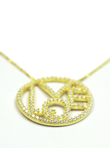 Jessimara Gold Love Necklace - Jessimara