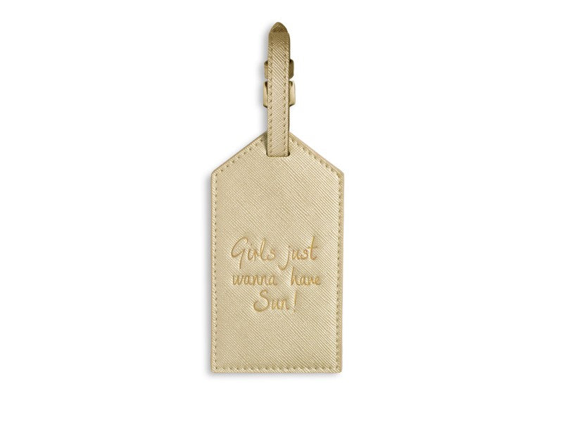 'Girls Just Want To Have Sun' Luggage Tag - Jessimara