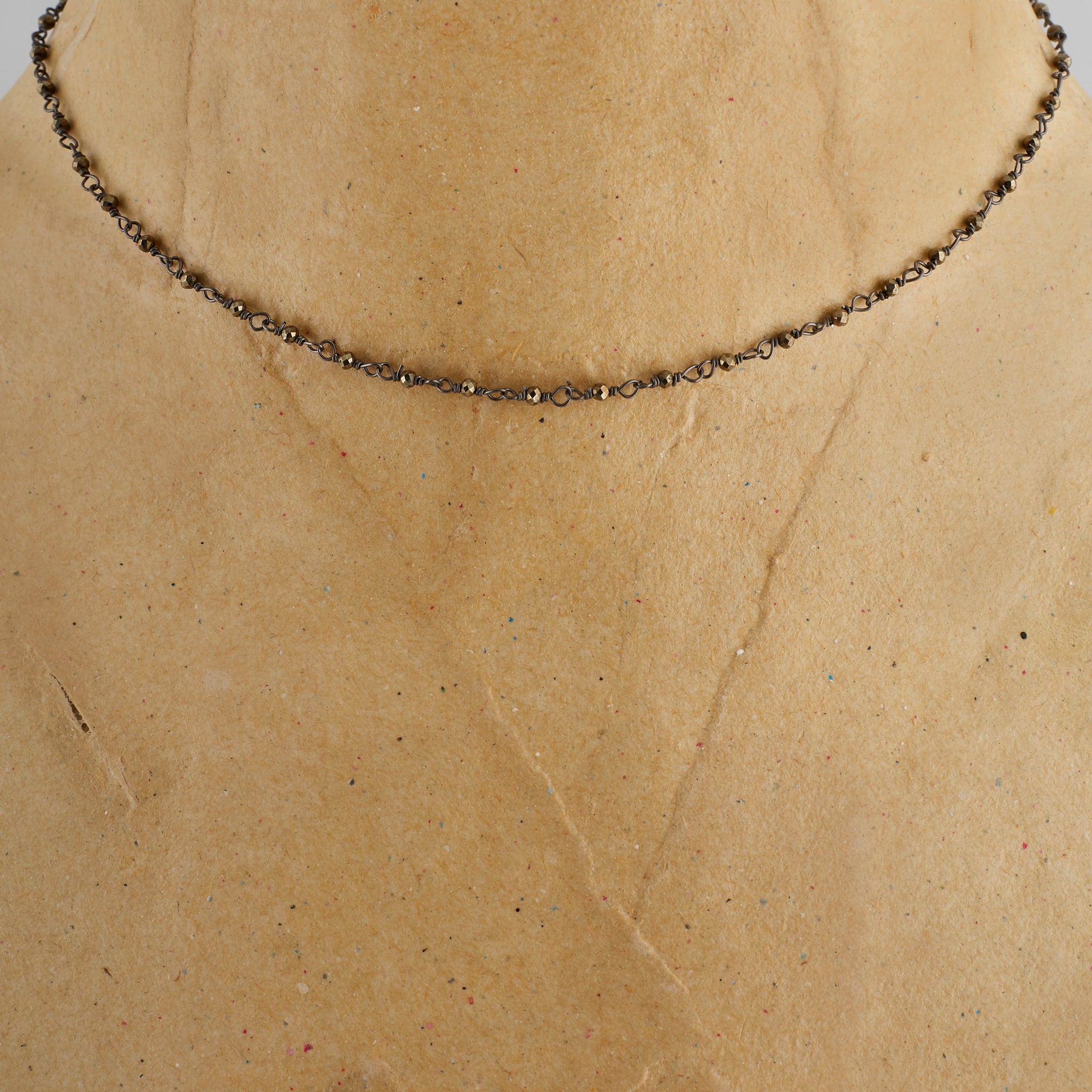 Pyrite Natural Stone Necklace - Jessimara