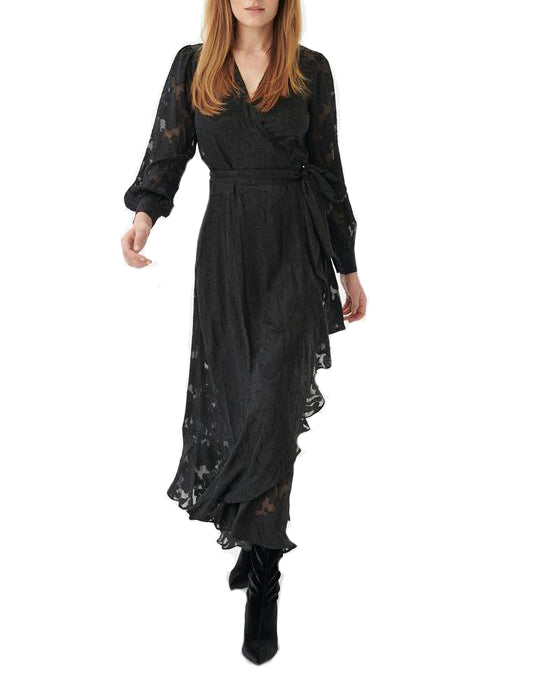 Dea Kudibal Vivian 'Black Wrap Dress'